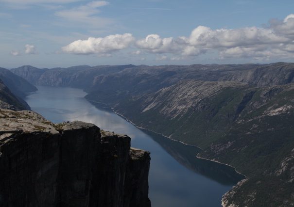 Pulpit Rock and Kjerag Bolten are located at the Lysefjord
