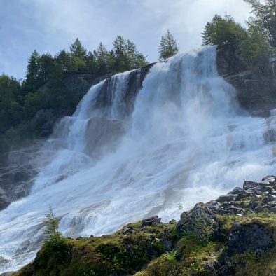 Waterfalls at Hardanger Fjord