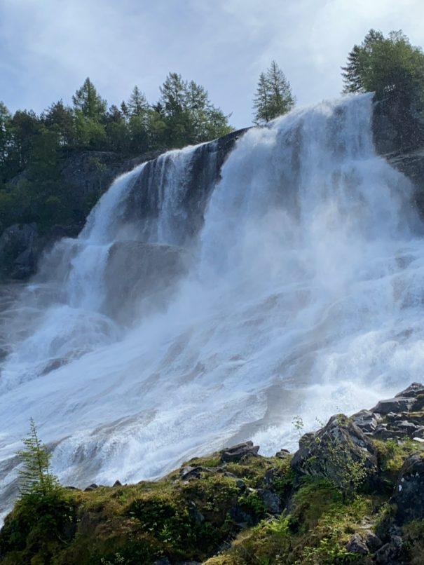 Waterfalls at Hardanger Fjord